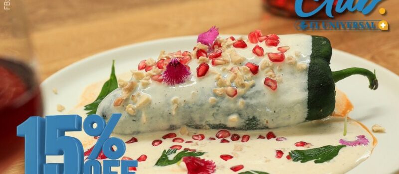 ¡Chiles en nogada sin gastar una fortuna! Te compartimos 6 deliciosas opciones con descuento en CDMX