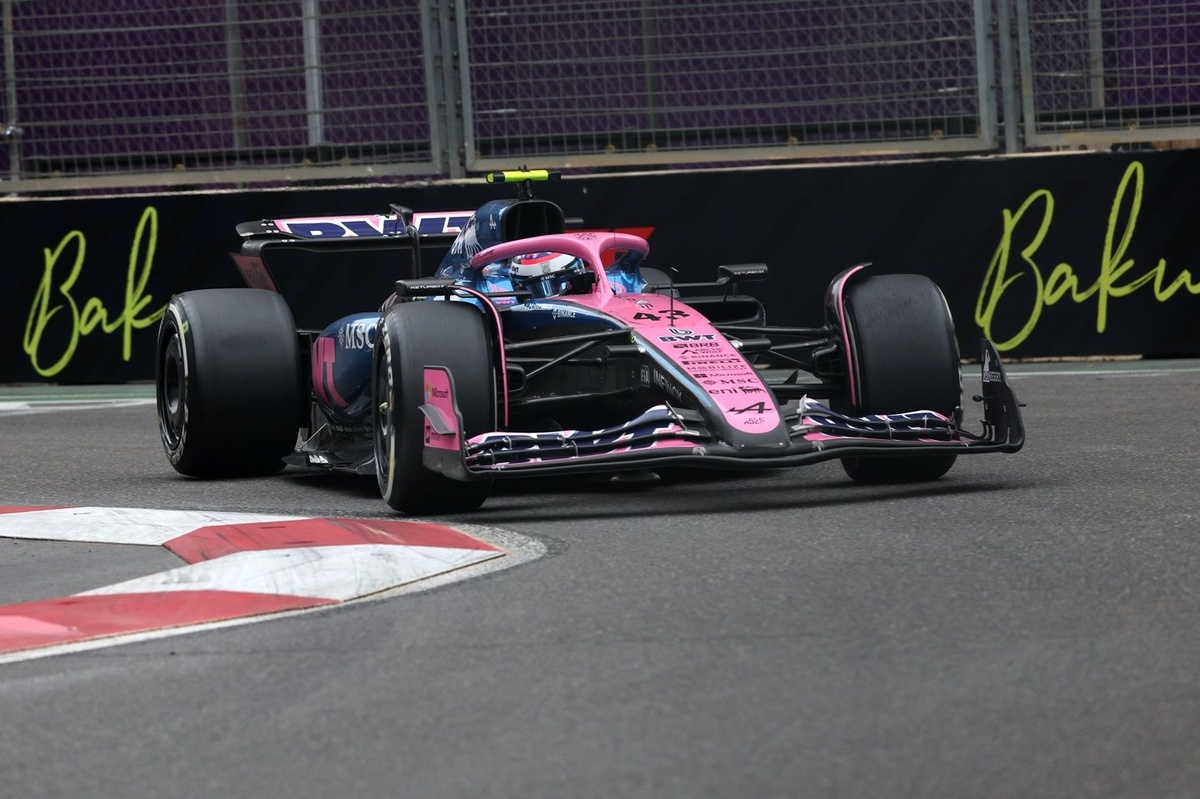 Colapinto, sobre el choque de Albon en Bakú: “No es una curva para adelantar”