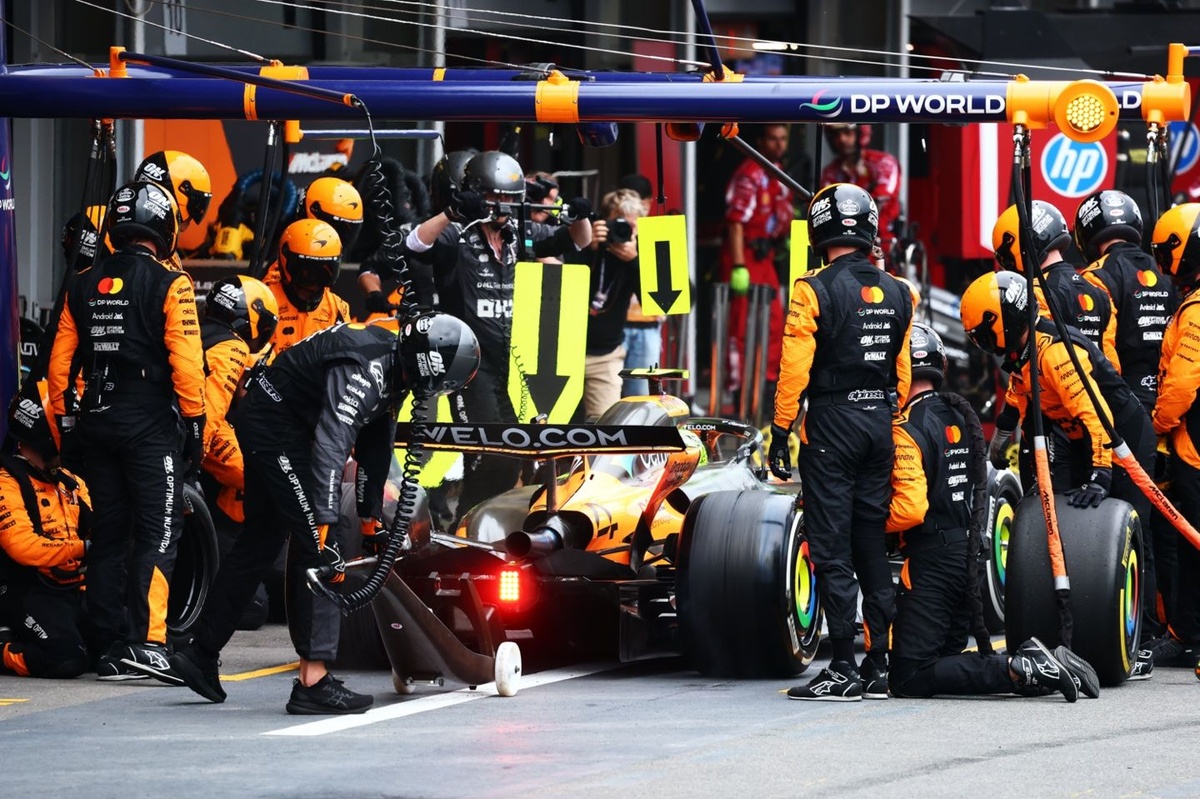 ¿El error de McLaren en pits le costó a Norris dos puestos en Azerbaiyán?