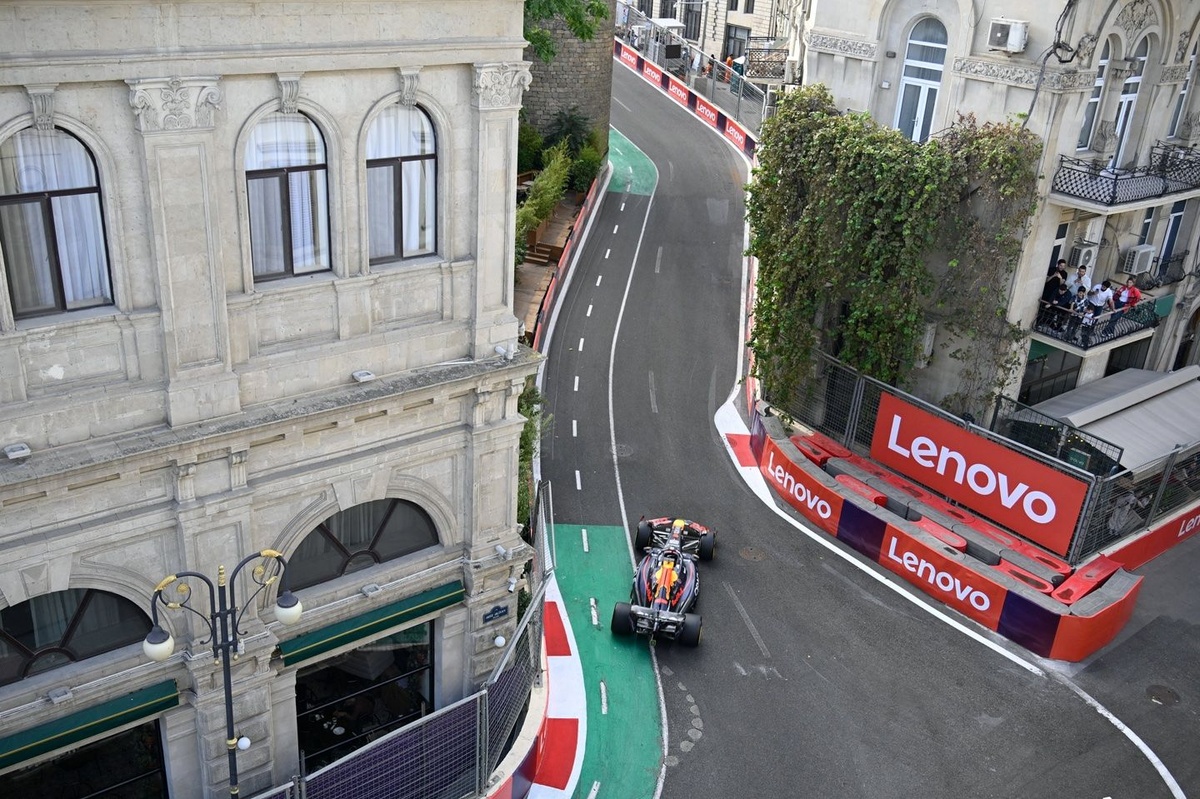 La parrilla de salida para el GP de Azerbaiyán 2025 de F1 en Bakú