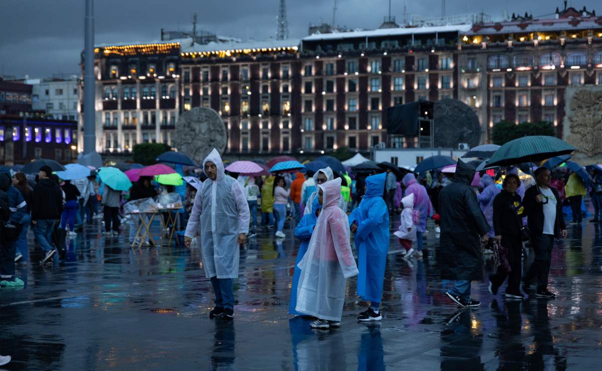 ¿Lloverá en CDMX durante el Grito de Independencia hoy, 15 de septiembre? Esto se sabe