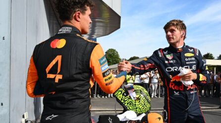 Norris tiene ‘mucho respeto’ por Max Verstappen tras su participación en la NLS