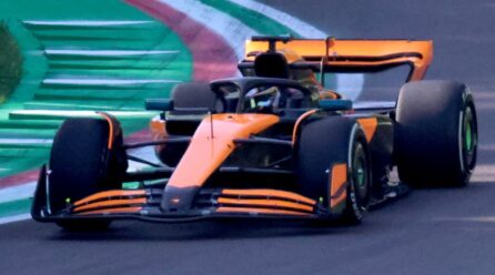 Pato O’Ward se preparó para la FP1 del GP de México en un test con McLaren en Imola