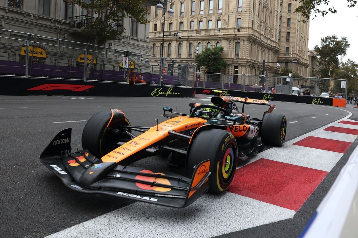 Por qué el GP de Azerbaiyán demostró que el McLaren 2025 de F1 no es perfecto