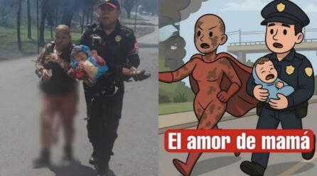 Puente de la Concordia: rinden tributo a mujer que salvó a nieta en explosión de pipa y la llaman “Abuelita de Iztapalapa”