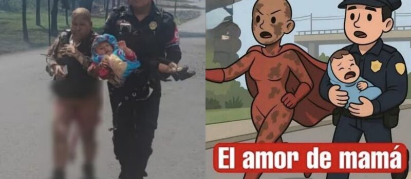 Puente de la Concordia: rinden tributo a mujer que salvó a nieta en explosión de pipa y la llaman “Abuelita de Iztapalapa”