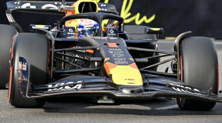 Verstappen y su vuelta de pole en Bakú: “Ni siquiera tenía los mejores neumáticos”