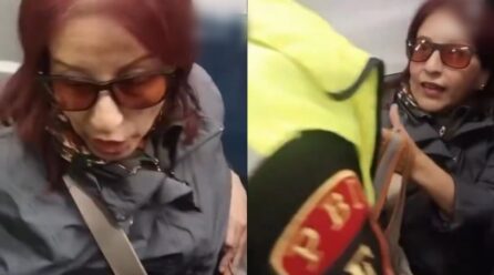 Video viral: mujer acusa a hombre de violentarla en  el metro y pasajeros salen en su defensa