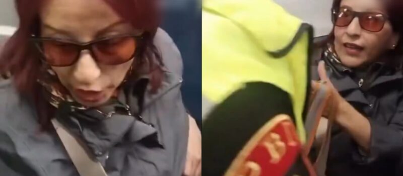 Video viral: mujer acusa a hombre de violentarla en  el metro y pasajeros salen en su defensa