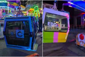 Cablebús y Mexicable protagonizan juego de feria con perrito abordo; video genera sorpresa en redes