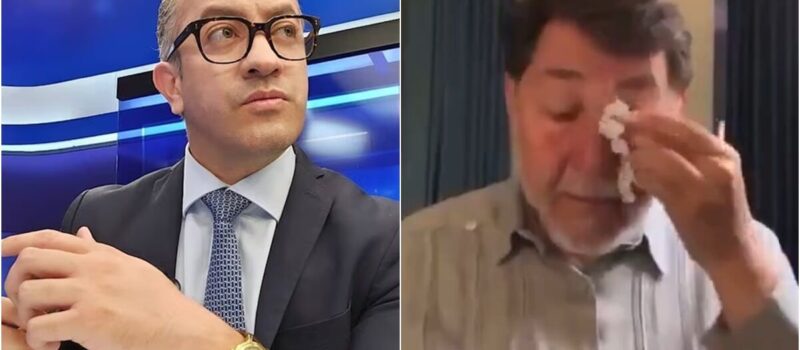 Chumel Torres lanza dardo a Noroña tras romper en llanto por situación en Palestina