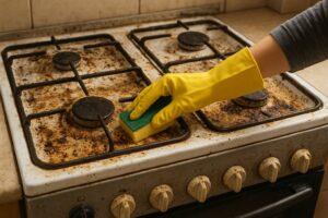 ¿Cómo limpiar tu estufa? conoce los sencillos trucos para dejarla reluciente