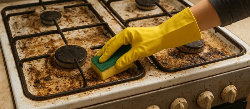 ¿Cómo limpiar tu estufa? conoce los sencillos trucos para dejarla reluciente