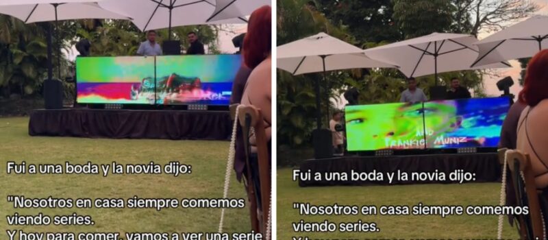 De la televisión al altar: video de recién casados se viraliza por utilizar intro de “Malcolm” en su boda