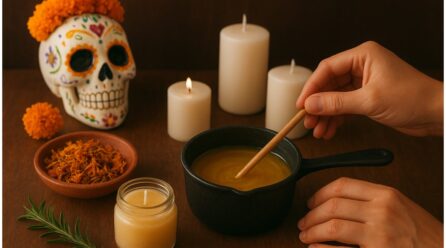 Día de Muertos 2025: Cómo hacer velas aromáticas caseras para tu ofrenda