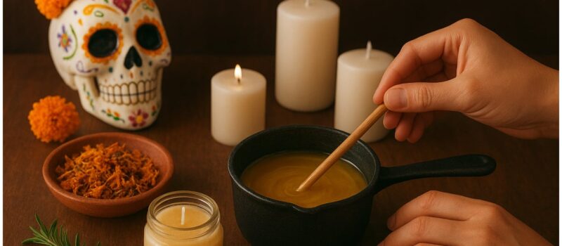 Día de Muertos 2025: Cómo hacer velas aromáticas caseras para tu ofrenda