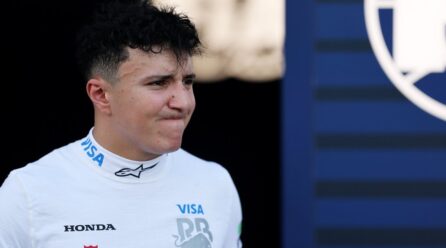 Hadjar reconoce un “error” en su accidente de la clasificación de Austin