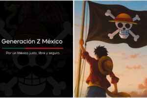 Jóvenes convocan a marcha pacífica en CDMX con banderas de One Piece
