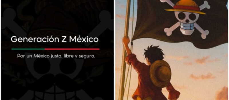 Jóvenes convocan a marcha pacífica en CDMX con banderas de One Piece