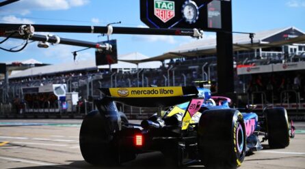 La falta de agarre trasero afectó la clasificación sprint de Colapinto en Austin