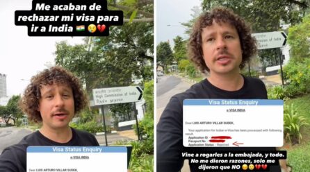 Luisito Comunica rompe en llanto tras rechazo de visa para ingresar a la India