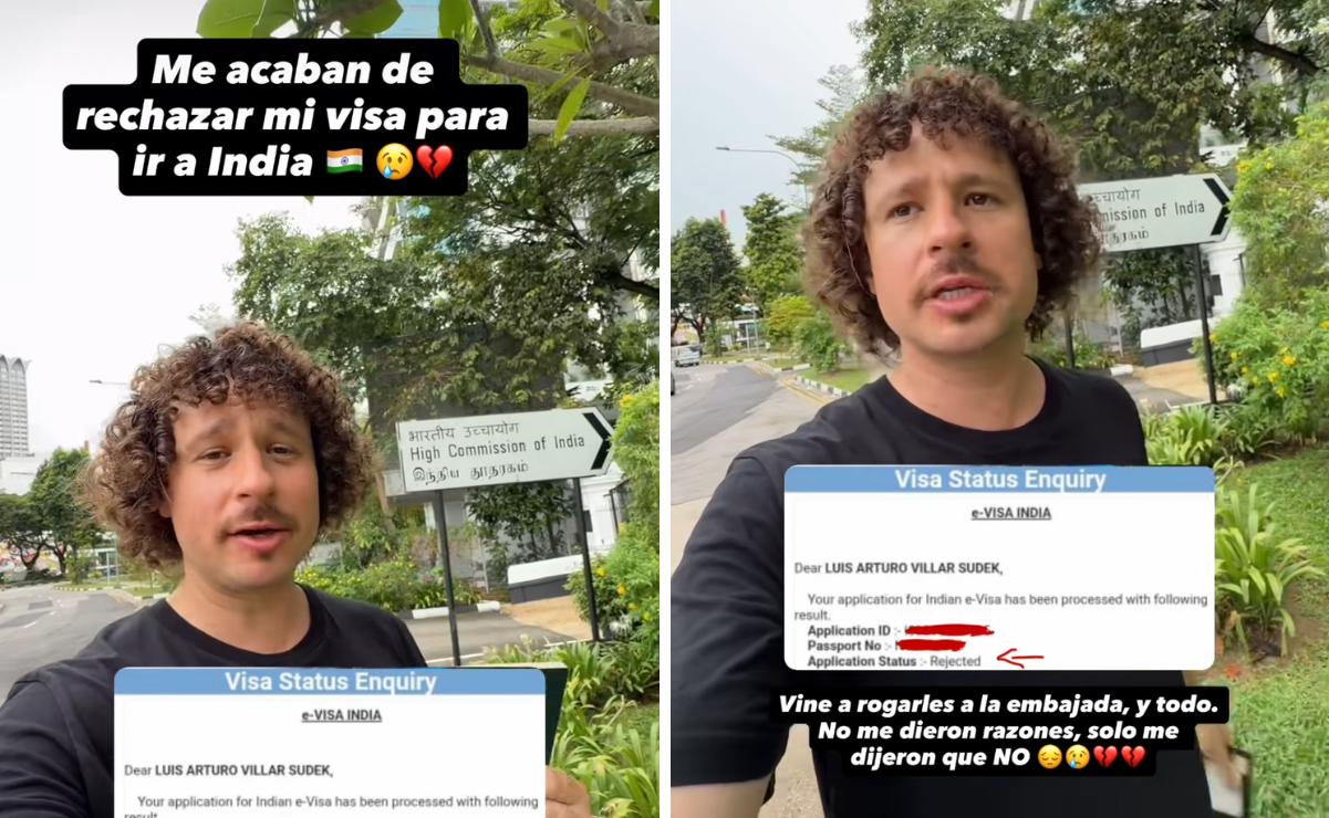 Luisito Comunica rompe en llanto tras rechazo de visa para ingresar a la India