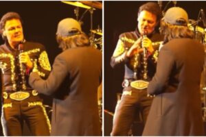 Pedro Fernández comparte escenario con streamer al ritmo del clásico “Maracas”