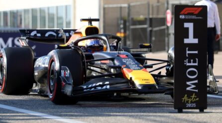 Red Bull sancionado por la FIA por incumplir el protocolo en la parrilla de Austin