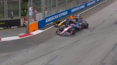 VIDEO: Colapinto y Verstappen estuvieron cerca de chocar en la FP3 de Singapur