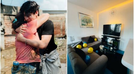 VIDEO: Influencer Alexis Omman ayuda a remodelar casa en Veracruz tras inundaciones